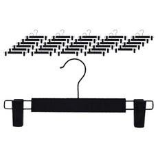 컴퍼트 치마 바지걸이, 블랙, 30개