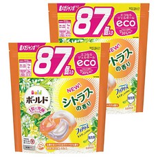 Bold 4in1 超強洗淨4D洗衣膠囊補充裝 柑橘馬鞭草, 87顆, 2袋