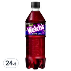 웰치스 제로 그레이프맛, 600ml, 24개