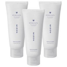 MIZON Hyalugen保濕泡沫洗面凝膠, 100ml, 3條