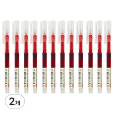 TUCO.B 54 液體墨水中性筆 0.5mm 12入, 紅色, 2個