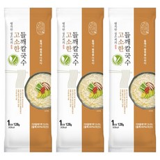 HAPPY JIRISAN 紫蘇籽刀削麵 1人份, 3個, 128g