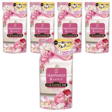 Lenor 蘭諾 日本原裝進口 HAPPINESS 衣物柔軟精 古董玫瑰 補充包, 370ml, 5包