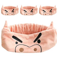 蠟筆小新造型洗臉髮帶, 武里武里, 4個