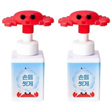 螃蟹造型泡沫洗手乳, 300ml, 2瓶