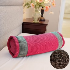 Sarang Yegam 純棉顏料染色圓形蕎麥枕, 粉紅色, 2個