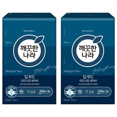 KleanNara 可綠納樂 Deep Mood 午夜海軍藍 天然紙漿美容面紙 2層, 6個, 300張