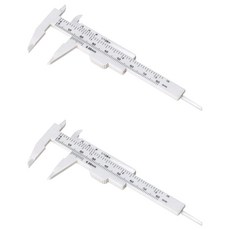 LaMon 半永久化妝眉毛設計卡尺, 2個, 白色