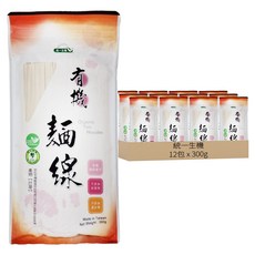 統一生機 有機麵線, 12包, 300g