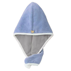 Leobins 吸水力佳乾髮毛巾 35 x 60 cm, 1個, 藍色