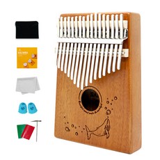 samick 鯨魚全單板桃花心木17音卡林巴 SKLB-17, 1個