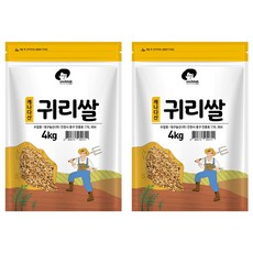 엉클탁 캐나다산 귀리쌀, 4kg, 2개