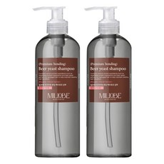 Millobe 優質啤酒酵母洗髮精 清新花園香, 2瓶, 500ml