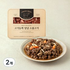 고기듬뿍 양념 소불고기 (냉장), 1kg, 2개