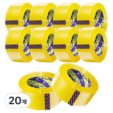 신흥테이프 박스테이프 경포장 투명 57mic x 80m, 20개