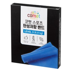 코멧 스포츠 탄성저항 밴드, 블루(6.8kg), 1개