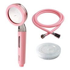 Dewbell 智慧眼 維他命 蓮蓬頭 + 蓮蓬軟管 2米, 1組, 粉色