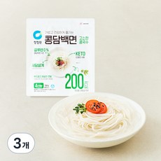 청정원 콩담백면 콩국수 4인분, 760g, 3개