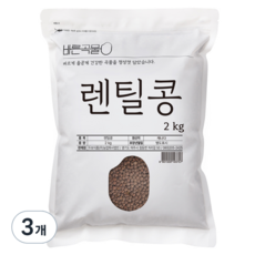 두보식품 바른곡물 렌틸콩, 2kg, 3개