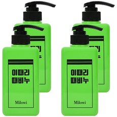 MILOWI 義大利去角質皂 綠色, 500ml, 4個