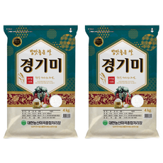 밥맛좋은 경기미 상등급, 4kg, 2개