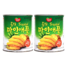 동원 트로피칼 파인애플, 836g, 2개