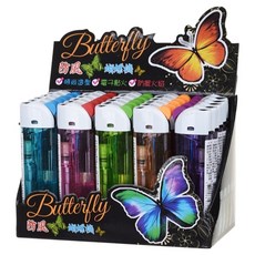 黑金鋼 防風打火機 Set 25入 - 時尚造型電子點火火炬, 1組