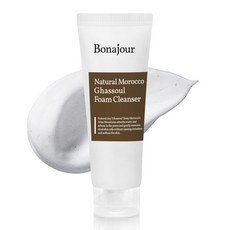 Bonajour 天然摩洛哥 Gasul 泡沫潔面乳, 150ml, 1入