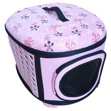 捷華 EVA外出籠 寵物日常使用, 大(46 x 35 x 30cm), 粉色, 1個