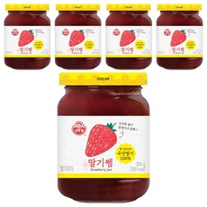 오뚜기 딸기쨈, 300g, 5개