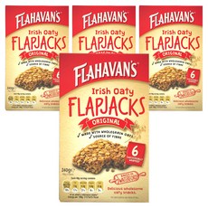 FLAHAVAN'S 全穀燕麥棒 原味, 240g, 4盒