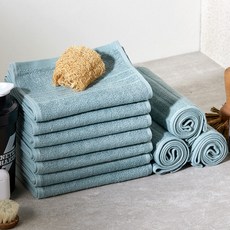 SOFT TOUCH 居家運動毛巾 100 x 20 cm, 煙灰薄荷, 10個