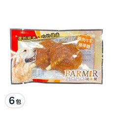PARMIR 帕米爾 雞肉牛奶棒棒糖 犬用, 低脂無鹽, 含Oligo寡糖, 雞肉 + 牛奶, 6包