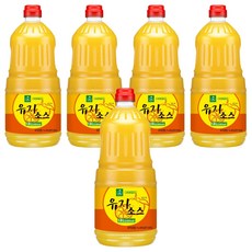 이엔푸드 유자소스, 1.8L, 5개