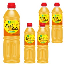 이엔푸드 유자소스, 900ml, 5개