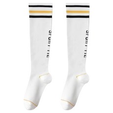 PORABELLA 運動壓力襪 女款, X081, 白條, 1雙