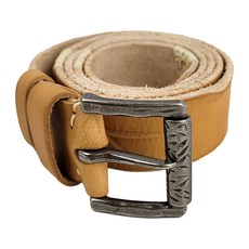 真皮頭層牛皮做舊疤痕帶男款針釦皮帶 LL126