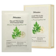 JMsolution 肌司研 Releaf弱酸性艾草面膜 30ml, 10片, 1盒