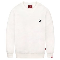 BEVERLY HILLS POLO CLUB 比佛利保羅 男女通用 Timeless 刺繡Logo 刷毛大學T恤 CPM9T00