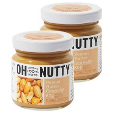 오넛티 땅콩버터 크런치 100%, 80g, 2개