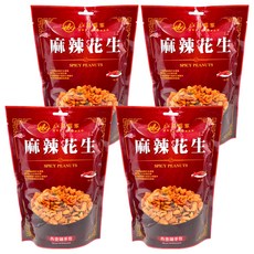 八豆聯軍 麻辣花生, 花椒濃辛滋味, 多種辣椒, 隨手包設計, 100g, 4包