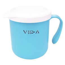 VIIDA Soufflé 304L抗菌不鏽鋼杯, 寶貝藍, 1個, 330ml