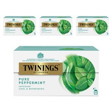 트와이닝 페퍼민트 티백, 2g, 25개입, 4개