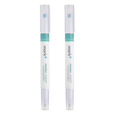 KOKUYO 國譽 Mark+兩用灰色系螢光筆, 綠色 + 灰色, 2支