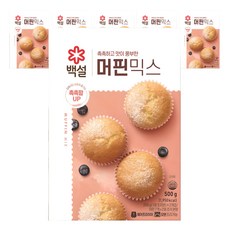 백설 머핀믹스, 6개, 500g