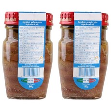 스칼리아 엔초비 필렛 인 엑스트라버진 올리브유, 80g, 2개