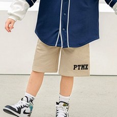 쁘띠뮤 아동용 보드밴딩 면 5부 팬츠 HMRCB06