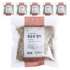 이미지 볶음용 지리 멸치, 200g, 6개