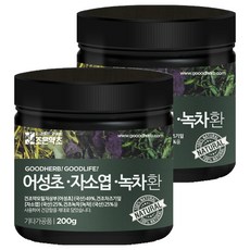 조은약초 프리미엄 어성초 자소엽 녹차환, 2개, 200g