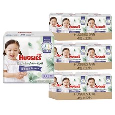 HUGGIES 好奇 小森林好動褲/尿布 15~25kg, 264片, XXL